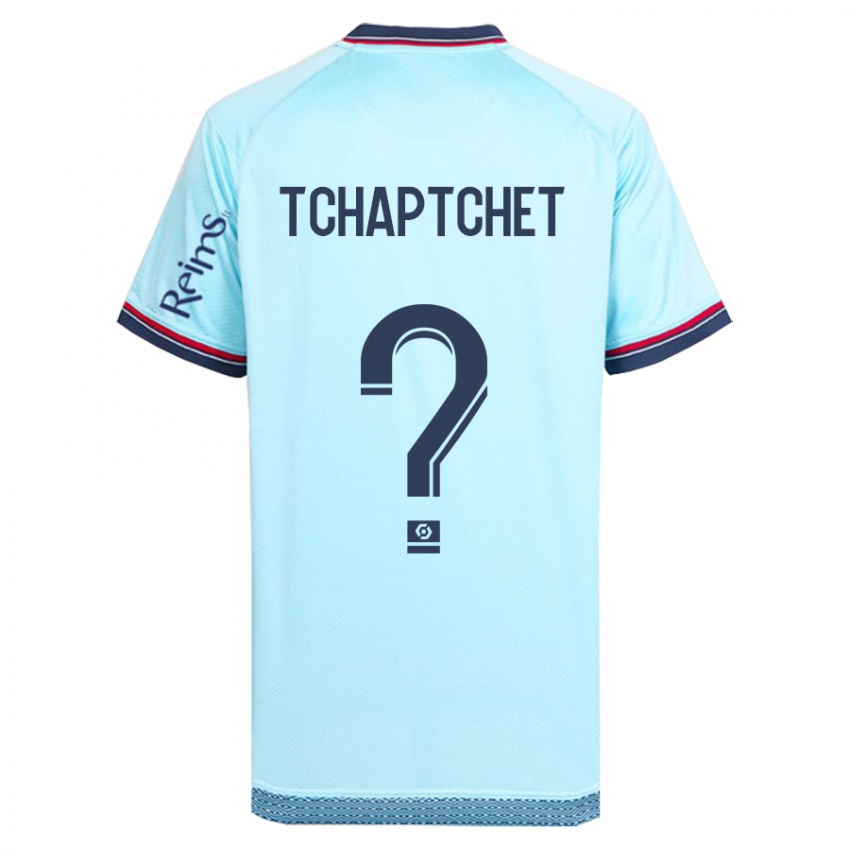 Kinder Arthur Tchaptchet #0 Himmelblau Auswärtstrikot Trikot 2023/24 T-Shirt Belgien