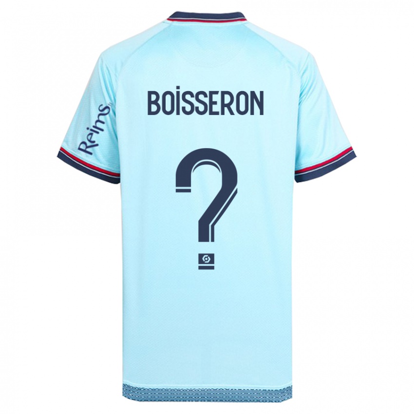 Kinder Jawad Boisseron #0 Himmelblau Auswärtstrikot Trikot 2023/24 T-Shirt Belgien
