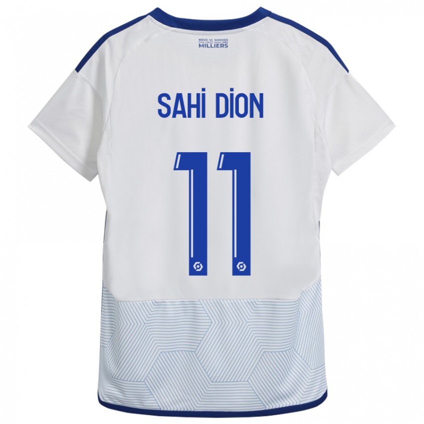 Kinder Moïse Sahi Dion #11 Weiß Auswärtstrikot Trikot 2023/24 T-Shirt Belgien