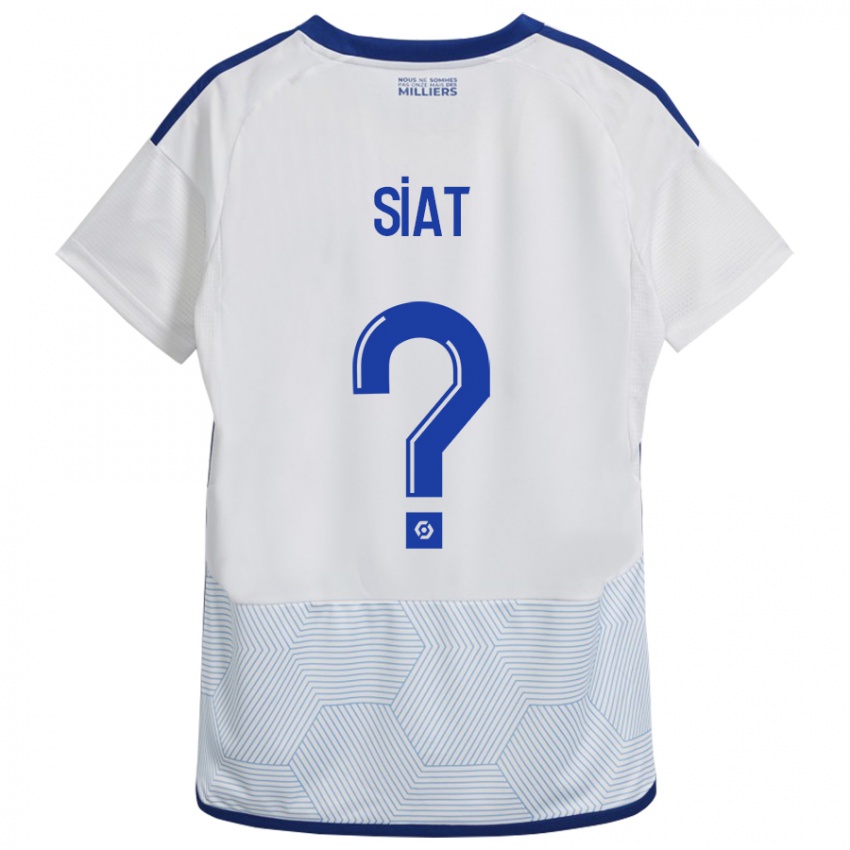 Kinder Victor Siat #0 Weiß Auswärtstrikot Trikot 2023/24 T-Shirt Belgien