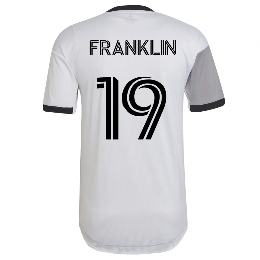 Kinder Kobe Franklin #19 Weiß Auswärtstrikot Trikot 2023/24 T-Shirt Belgien