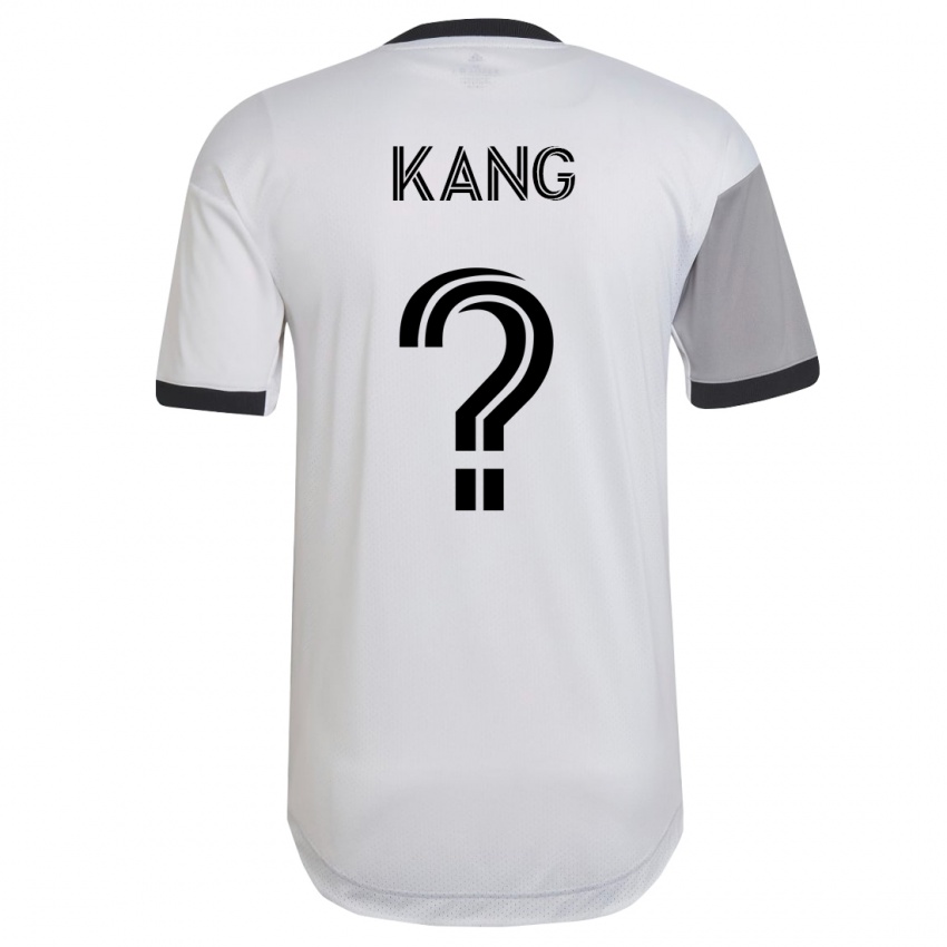 Kinder Ethan Kang #0 Weiß Auswärtstrikot Trikot 2023/24 T-Shirt Belgien