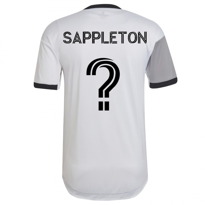 Kinderen Spencer Sappleton #0 Wit Uitshirt Uittenue 2023/24 T-Shirt België