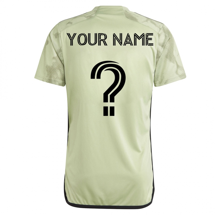 Kinder Ihren Namen #0 Grün Auswärtstrikot Trikot 2023/24 T-Shirt Belgien