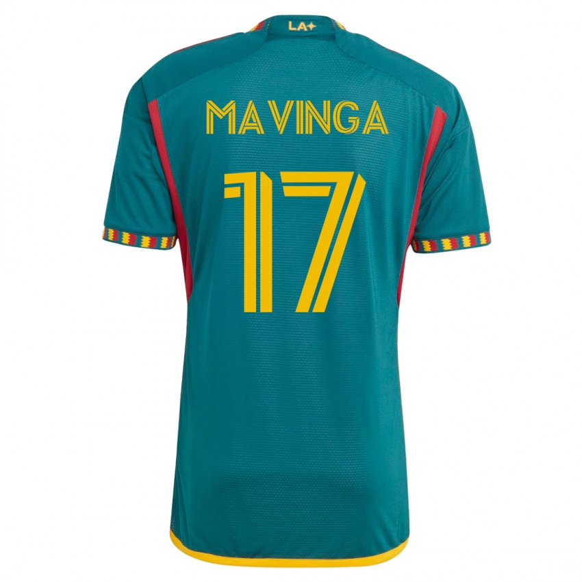 Kinderen Chris Mavinga #17 Groente Uitshirt Uittenue 2023/24 T-Shirt België