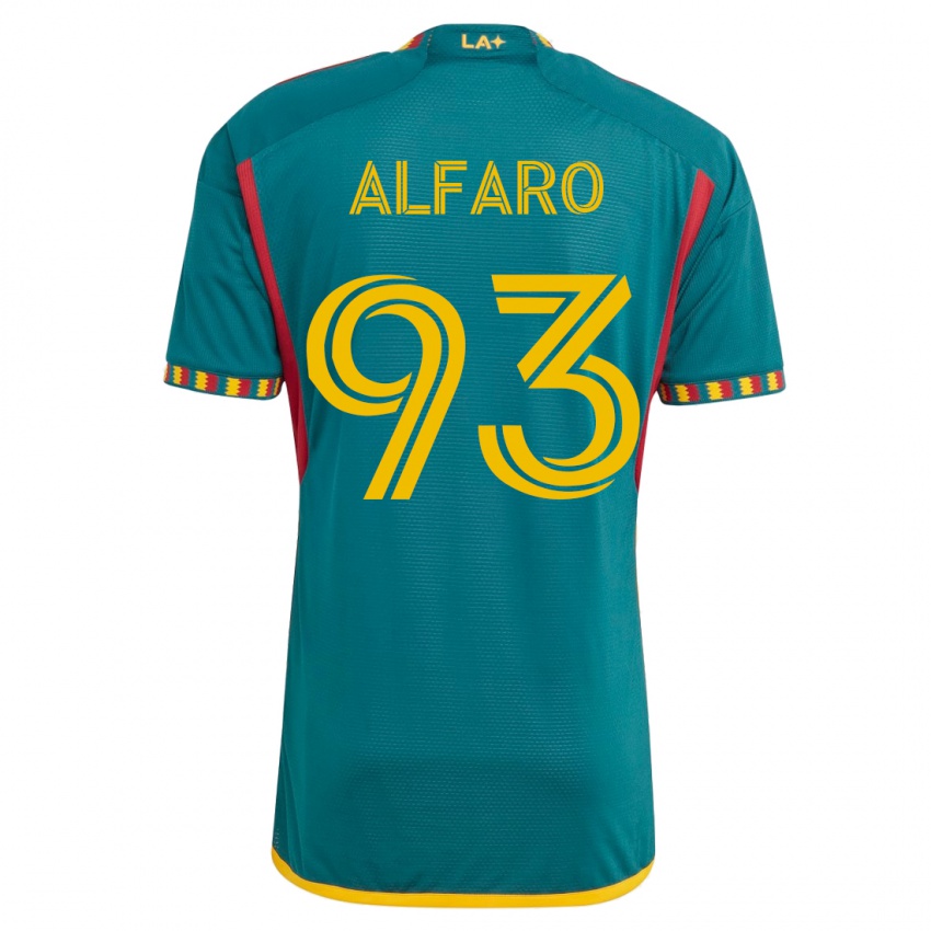 Kinder Tony Alfaro #93 Grün Auswärtstrikot Trikot 2023/24 T-Shirt Belgien