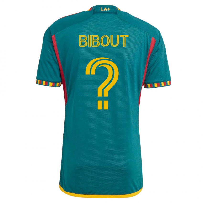 Enfant Maillot Aaron Bibout #0 Vert Tenues Extérieur 2023/24 T-Shirt Belgique