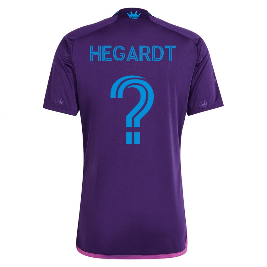 Kinderen Chris Hegardt #0 Viooltje Uitshirt Uittenue 2023/24 T-Shirt België