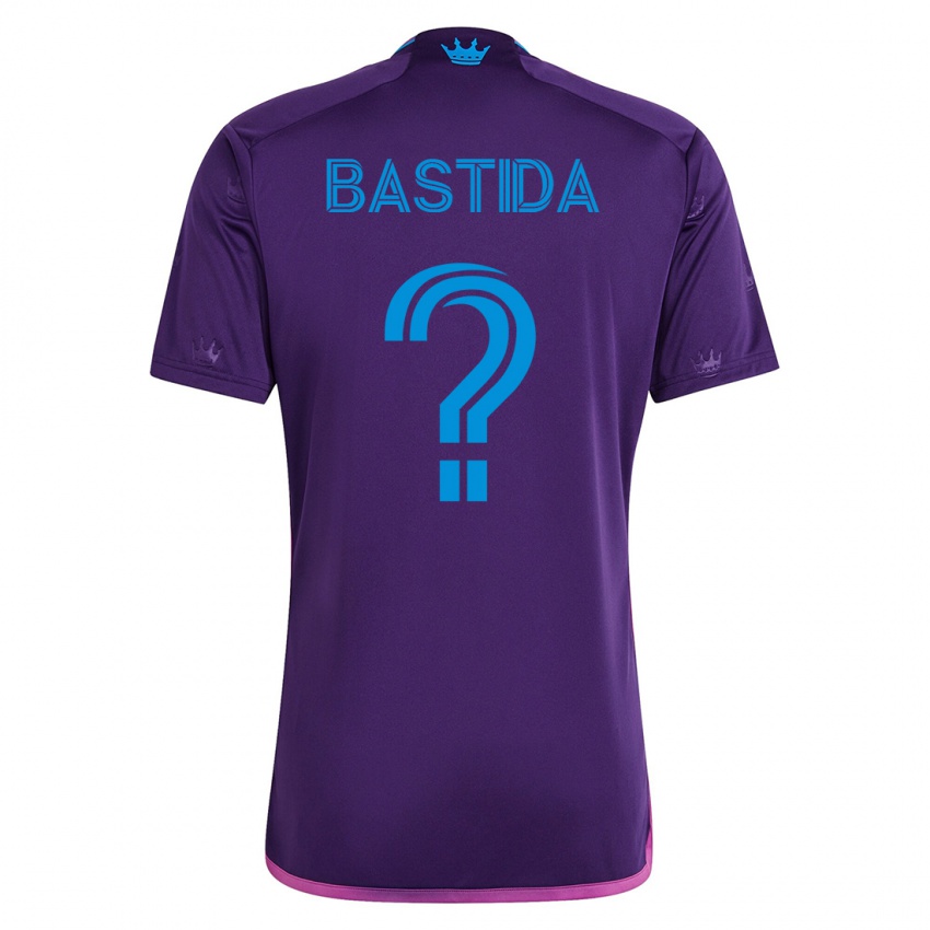 Kinder Juan Martinez-Bastida #0 Violett Auswärtstrikot Trikot 2023/24 T-Shirt Belgien