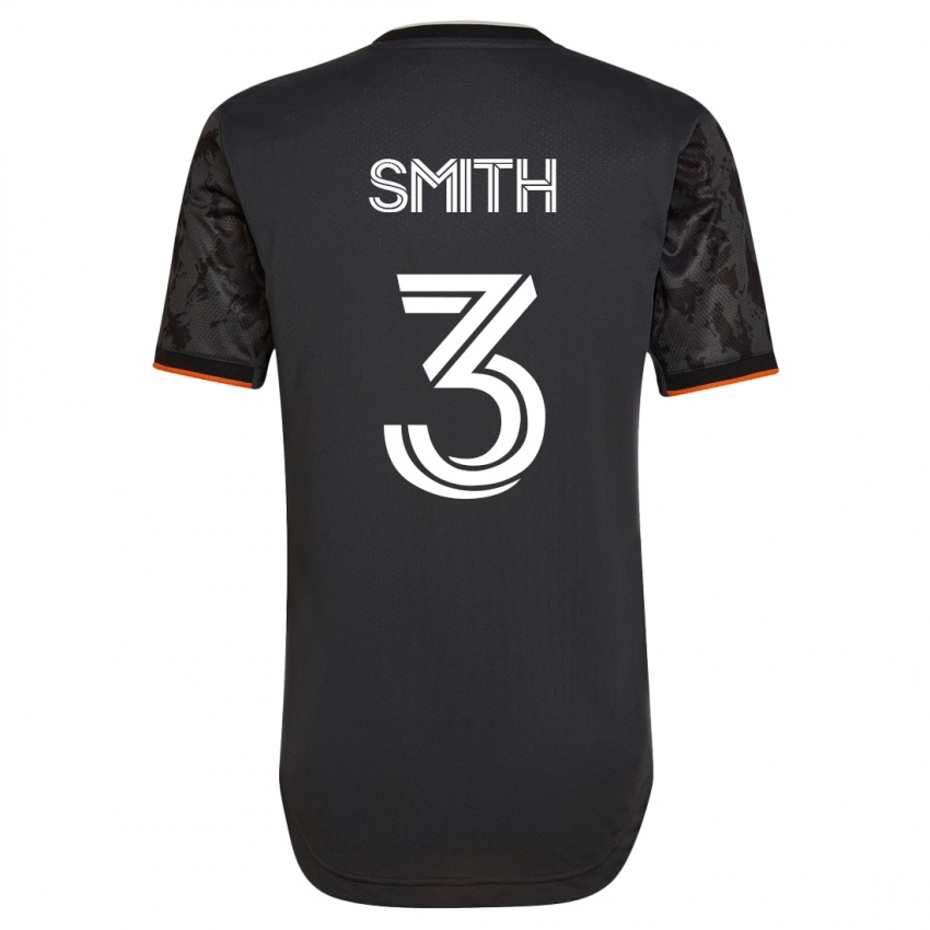 Kinder Brad Smith #3 Schwarz Auswärtstrikot Trikot 2023/24 T-Shirt Belgien
