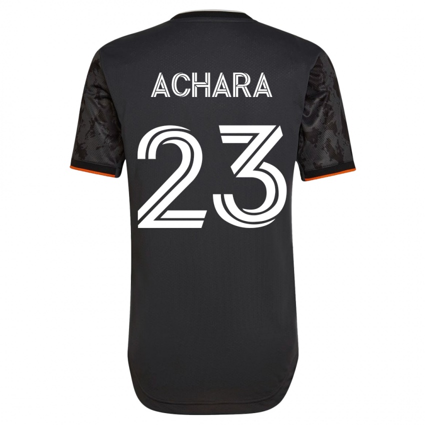 Kinder Ifunanyachi Achara #23 Schwarz Auswärtstrikot Trikot 2023/24 T-Shirt Belgien