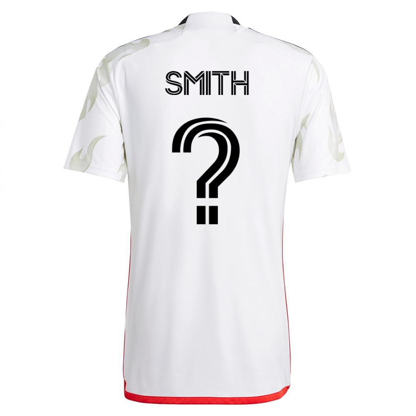 Kinder Collin Smith #0 Weiß Auswärtstrikot Trikot 2023/24 T-Shirt Belgien