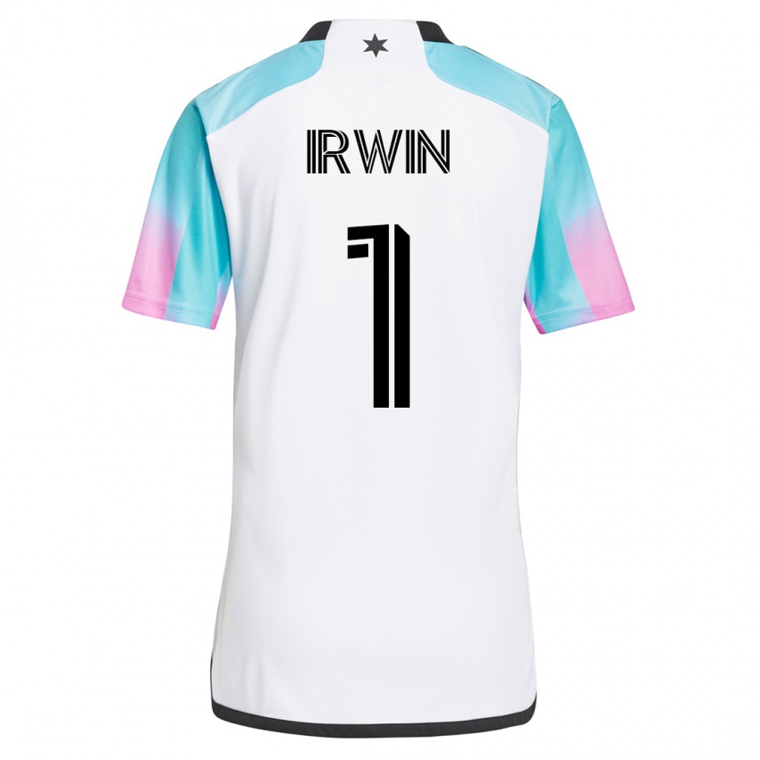 Kinderen Clint Irwin #1 Wit Uitshirt Uittenue 2023/24 T-Shirt België