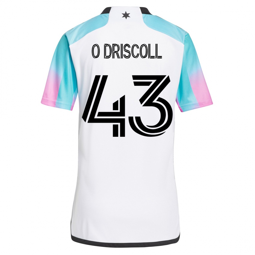 Kinderen Rory O'driscoll #43 Wit Uitshirt Uittenue 2023/24 T-Shirt België