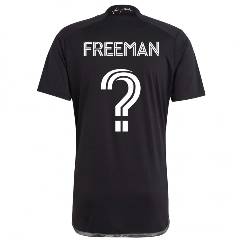 Kinder Tyler Freeman #0 Schwarz Auswärtstrikot Trikot 2023/24 T-Shirt Belgien