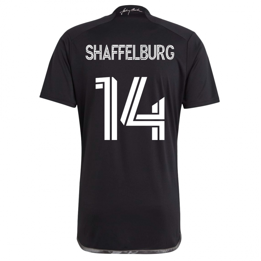 Kinderen Jacob Shaffelburg #14 Zwart Uitshirt Uittenue 2023/24 T-Shirt België