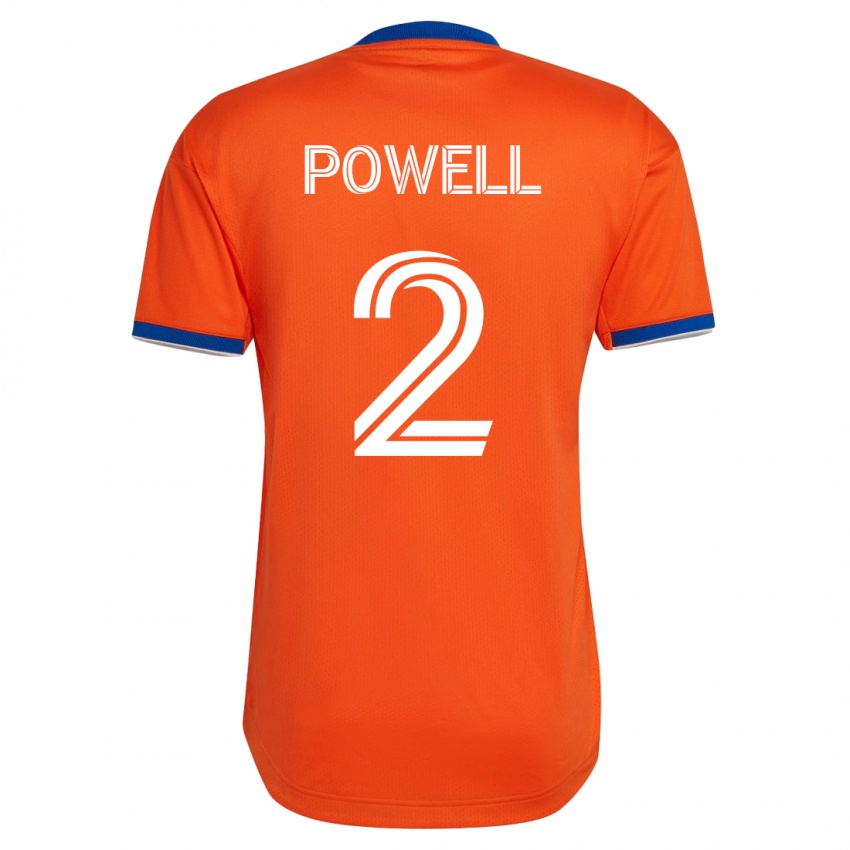 Kinderen Alvas Powell #2 Wit Uitshirt Uittenue 2023/24 T-Shirt België