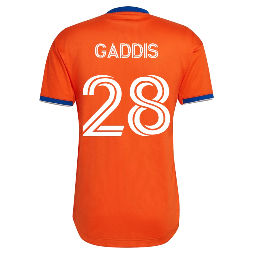 Kinderen Raymon Gaddis #28 Wit Uitshirt Uittenue 2023/24 T-Shirt België