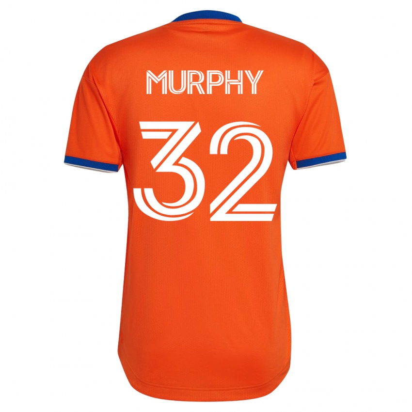 Kinderen Ian Murphy #32 Wit Uitshirt Uittenue 2023/24 T-Shirt België