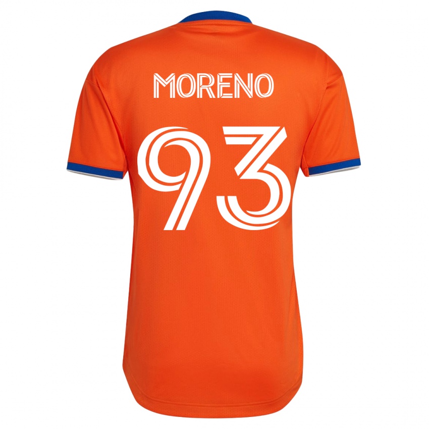 Kinder Júnior Moreno #93 Weiß Auswärtstrikot Trikot 2023/24 T-Shirt Belgien