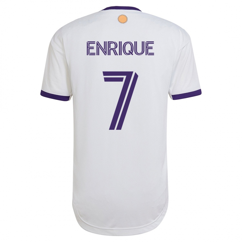 Kinder Ramiro Enrique #7 Weiß Auswärtstrikot Trikot 2023/24 T-Shirt Belgien