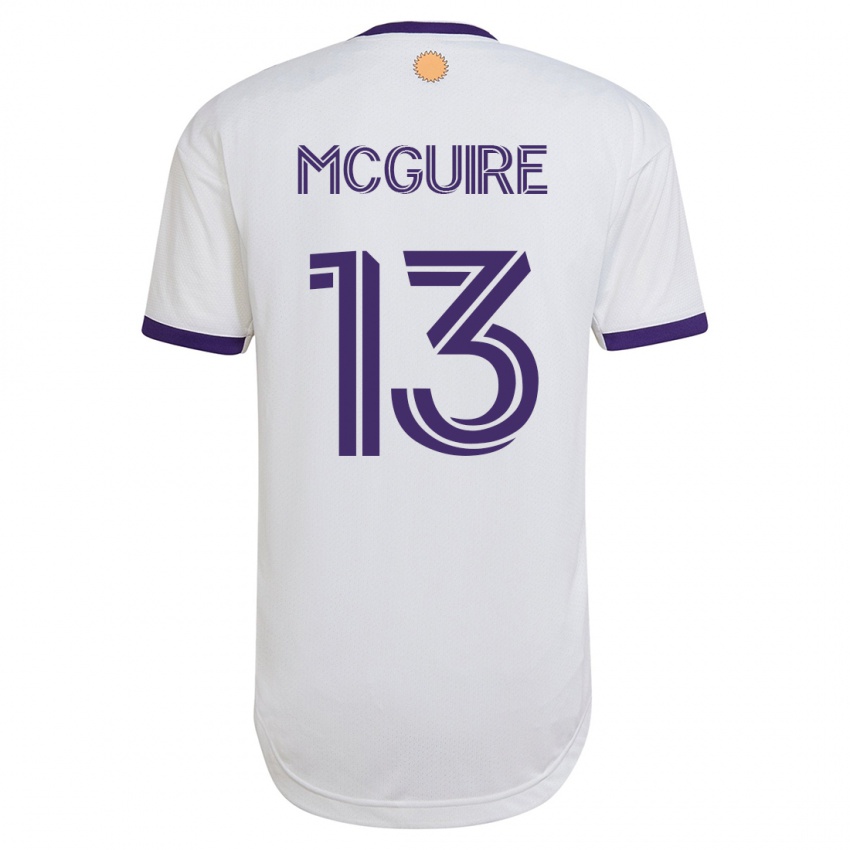 Kinder Duncan Mcguire #13 Weiß Auswärtstrikot Trikot 2023/24 T-Shirt Belgien