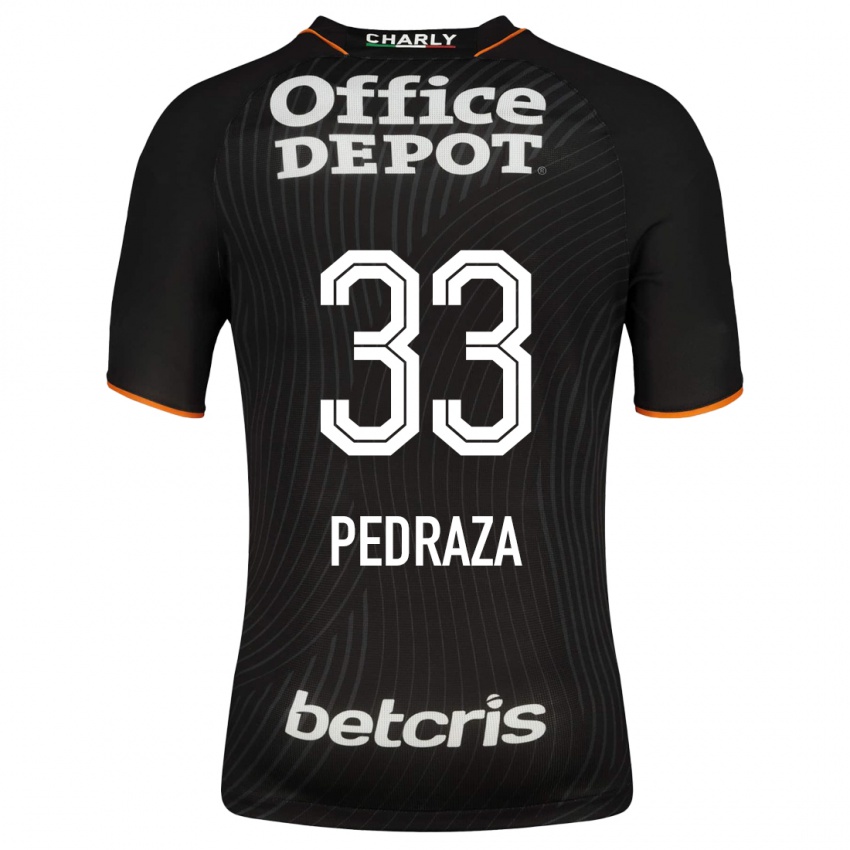 Kinder Pedro Pedraza #33 Schwarz Auswärtstrikot Trikot 2023/24 T-Shirt Belgien