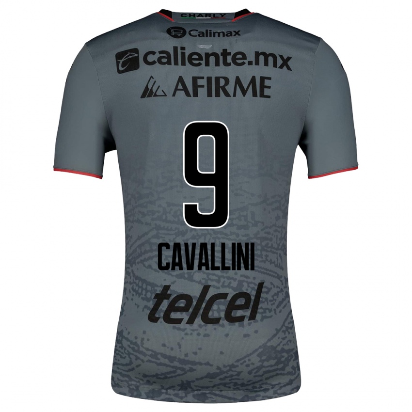 Kinder Lucas Cavallini #9 Grau Auswärtstrikot Trikot 2023/24 T-Shirt Belgien