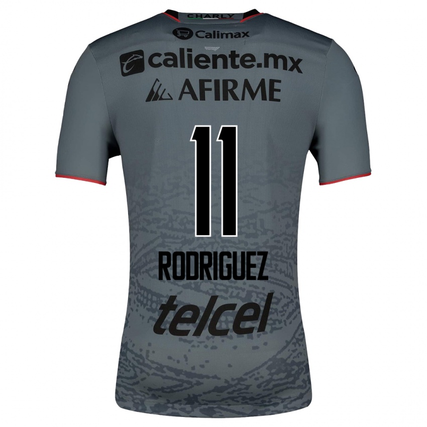 Kinder Lucas Rodríguez #11 Grau Auswärtstrikot Trikot 2023/24 T-Shirt Belgien