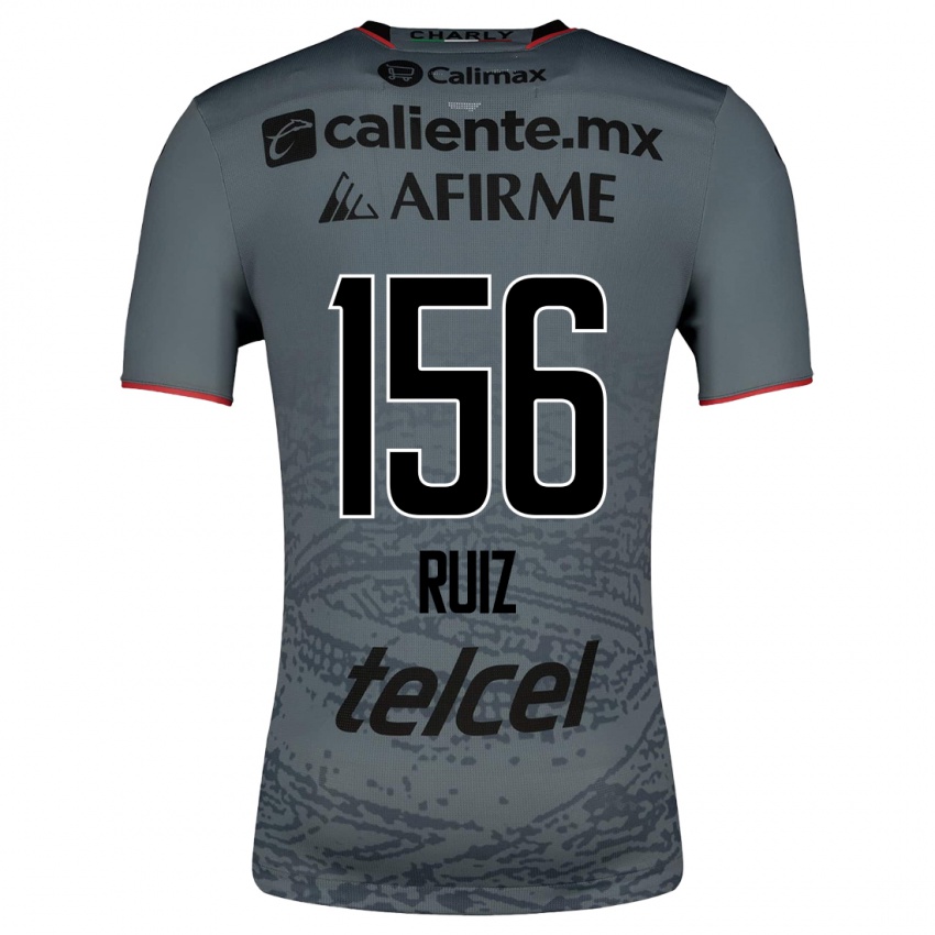 Kinder Emilio Ruiz #156 Grau Auswärtstrikot Trikot 2023/24 T-Shirt Belgien