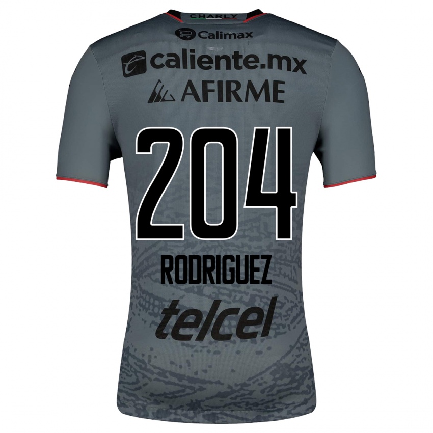 Kinder Jesús Rodríguez #204 Grau Auswärtstrikot Trikot 2023/24 T-Shirt Belgien