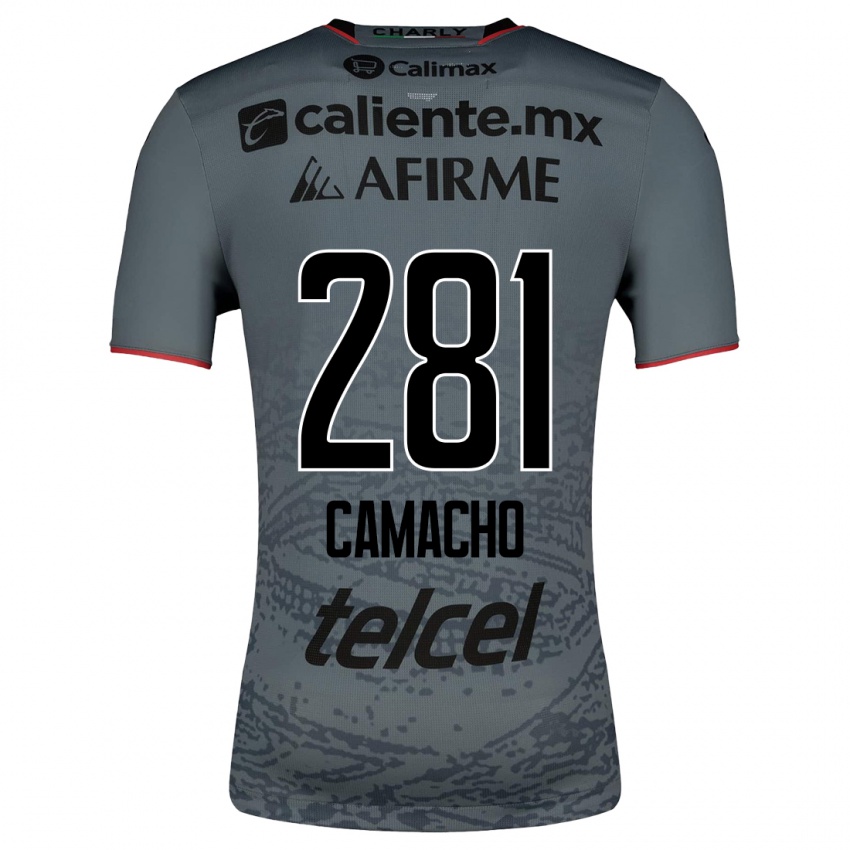 Enfant Maillot Javier Camacho #281 Gris Tenues Extérieur 2023/24 T-Shirt Belgique