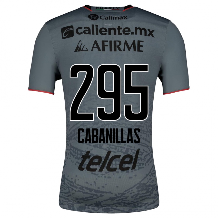 Kinder Osvaldo Cabanillas #295 Grau Auswärtstrikot Trikot 2023/24 T-Shirt Belgien
