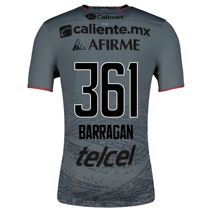 Kinder Jesús Barragán #361 Grau Auswärtstrikot Trikot 2023/24 T-Shirt Belgien