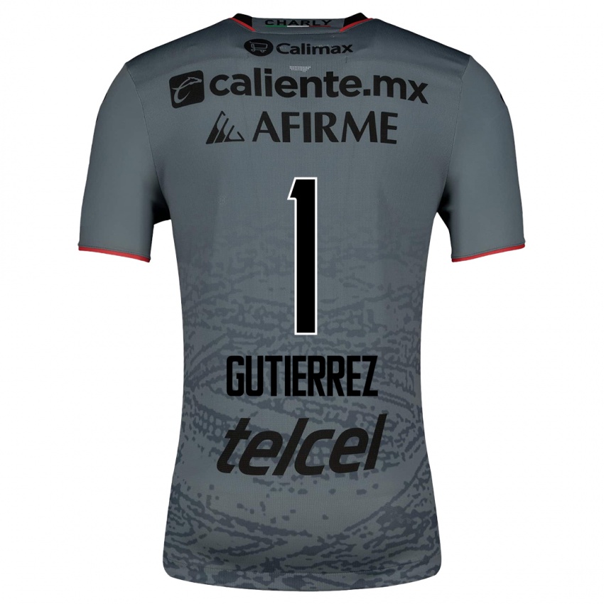 Kinder Alejandra Gutiérrez #1 Grau Auswärtstrikot Trikot 2023/24 T-Shirt Belgien