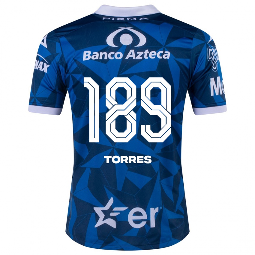Kinder Dylan Torres #189 Blau Auswärtstrikot Trikot 2023/24 T-Shirt Belgien