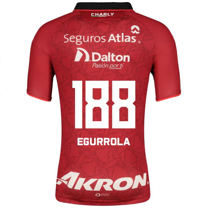 Kinder Luis Egurrola #188 Rot Auswärtstrikot Trikot 2023/24 T-Shirt Belgien