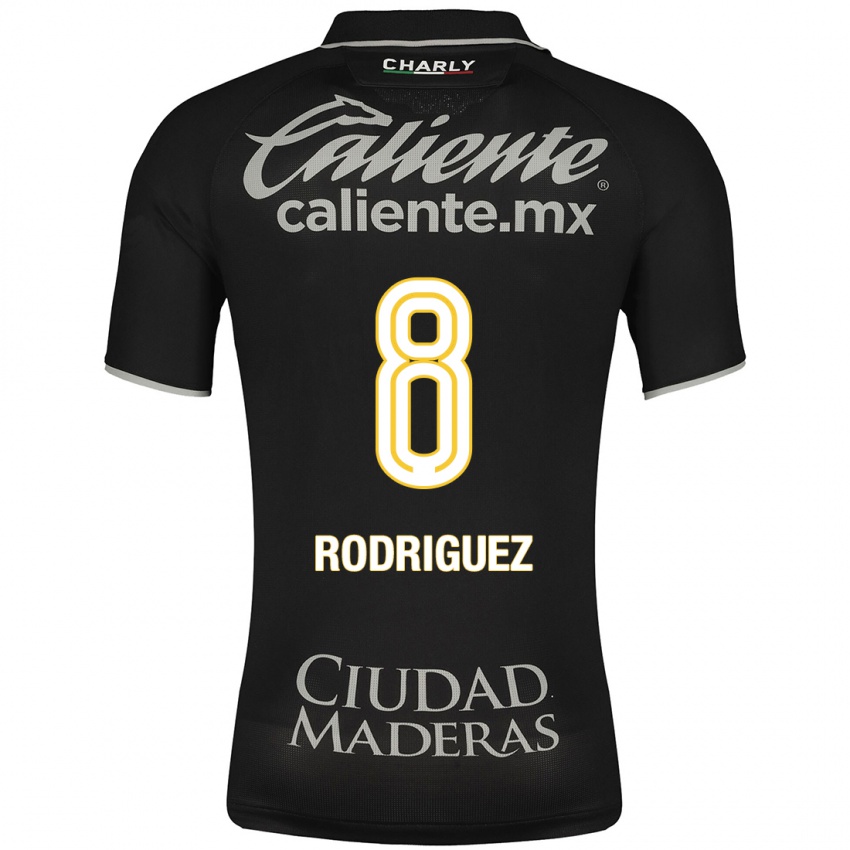 Kinder Iván Rodríguez #8 Schwarz Auswärtstrikot Trikot 2023/24 T-Shirt Belgien