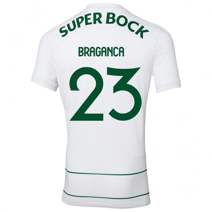 Kinder Daniel Bragança #23 Weiß Auswärtstrikot Trikot 2023/24 T-Shirt Belgien
