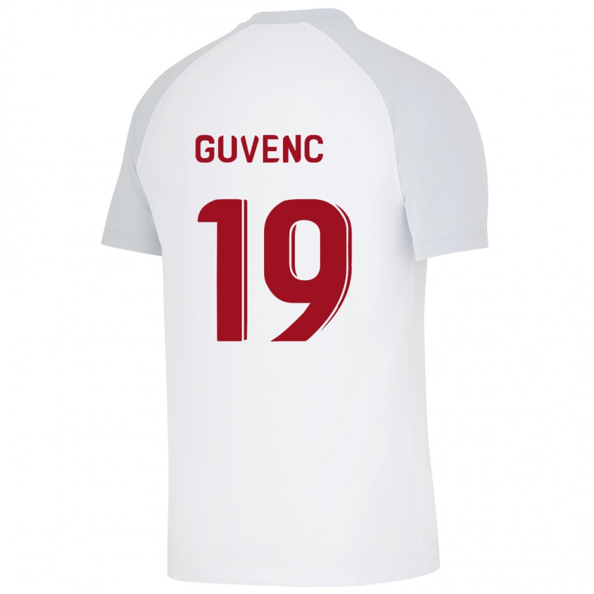 Kinder Günay Güvenç #19 Weiß Auswärtstrikot Trikot 2023/24 T-Shirt Belgien
