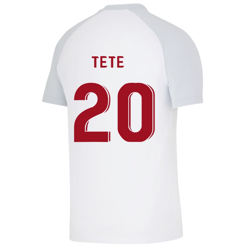 Kinderen Tete #20 Wit Uitshirt Uittenue 2023/24 T-Shirt België