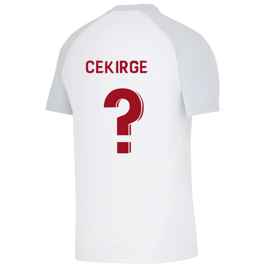 Kinder Yasin Cekirge #0 Weiß Auswärtstrikot Trikot 2023/24 T-Shirt Belgien