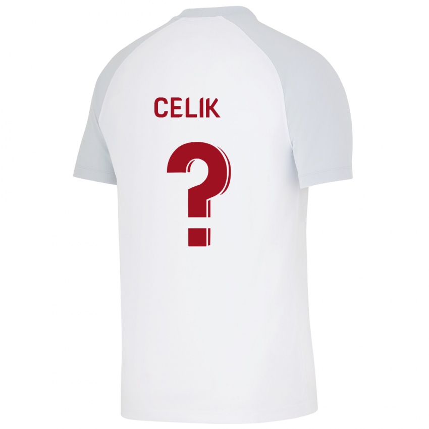 Kinder Berke Celik #0 Weiß Auswärtstrikot Trikot 2023/24 T-Shirt Belgien