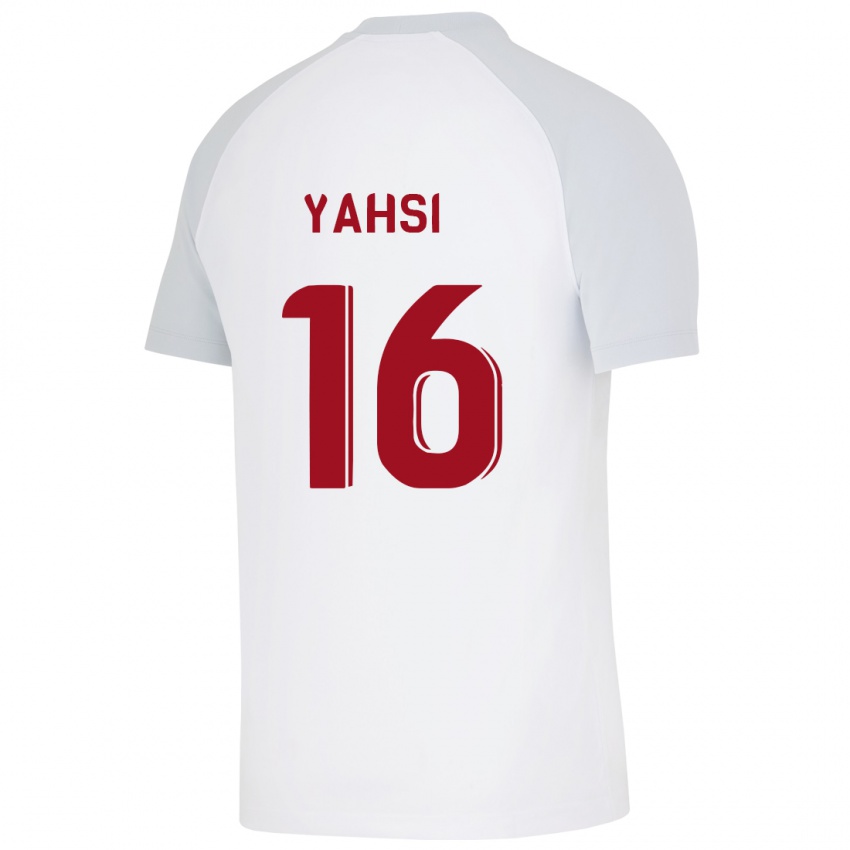 Kinder Ismail Yahsi #16 Weiß Auswärtstrikot Trikot 2023/24 T-Shirt Belgien