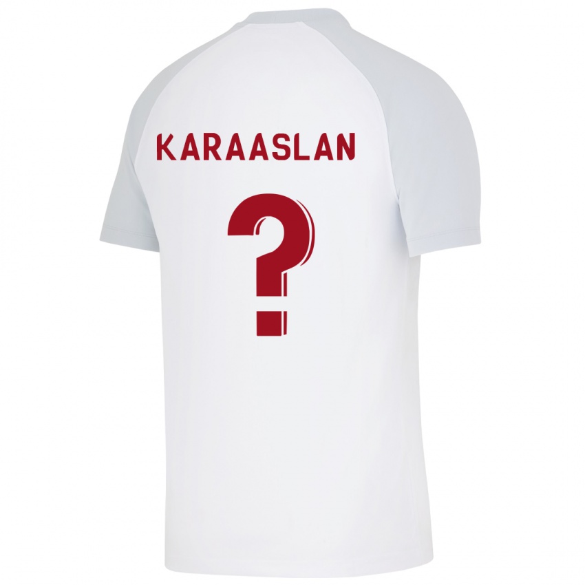 Kinder Ahmet Kerem Karaaslan #0 Weiß Auswärtstrikot Trikot 2023/24 T-Shirt Belgien