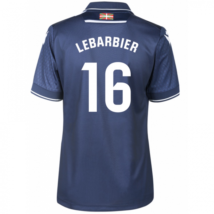 Kinder Alex Lebarbier #16 Marine Auswärtstrikot Trikot 2023/24 T-Shirt Belgien