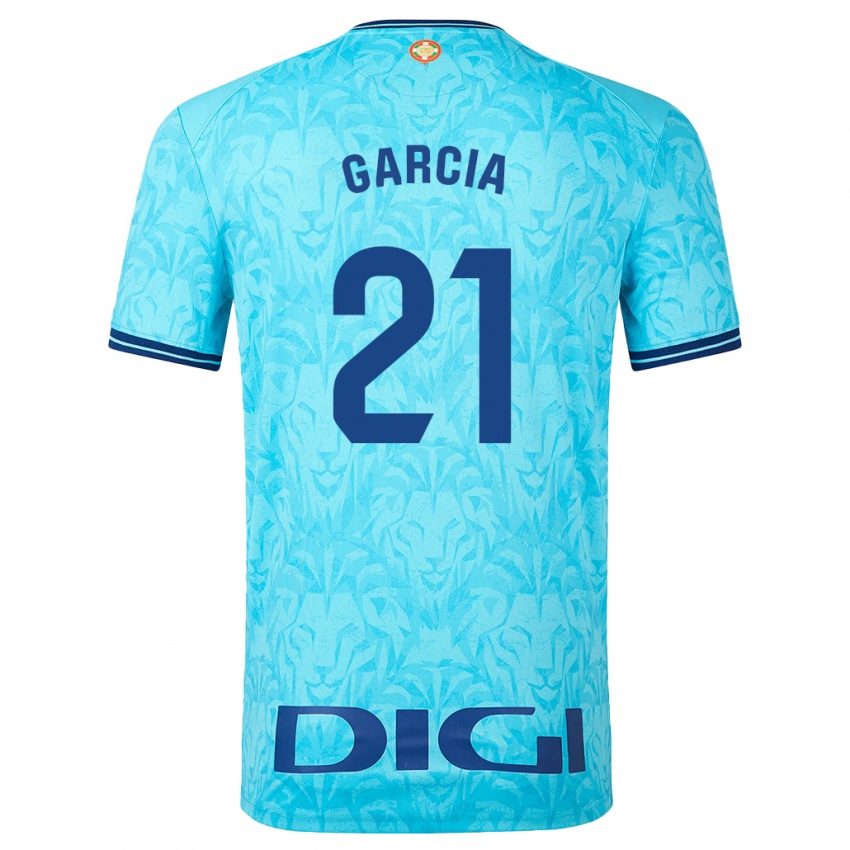 Kinderen Beñat García #21 Hemelsblauw Uitshirt Uittenue 2023/24 T-Shirt België