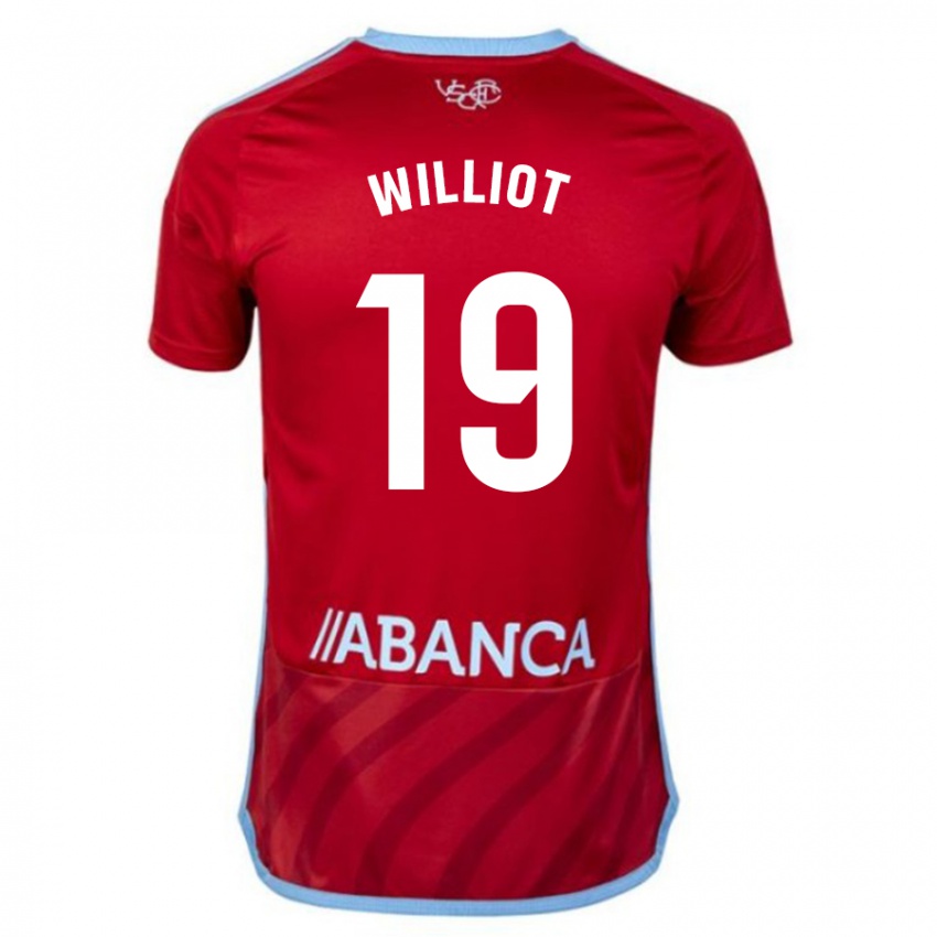 Enfant Maillot Williot Swedberg #19 Rouge Tenues Extérieur 2023/24 T-Shirt Belgique