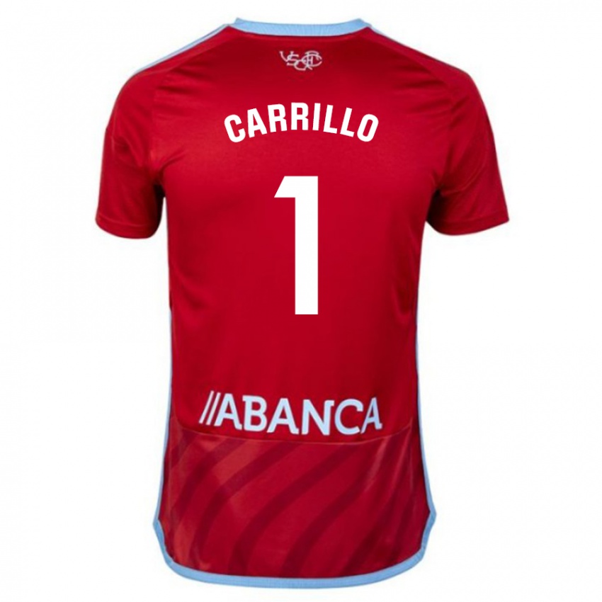 Kinderen Coke Carrillo #1 Rood Uitshirt Uittenue 2023/24 T-Shirt België
