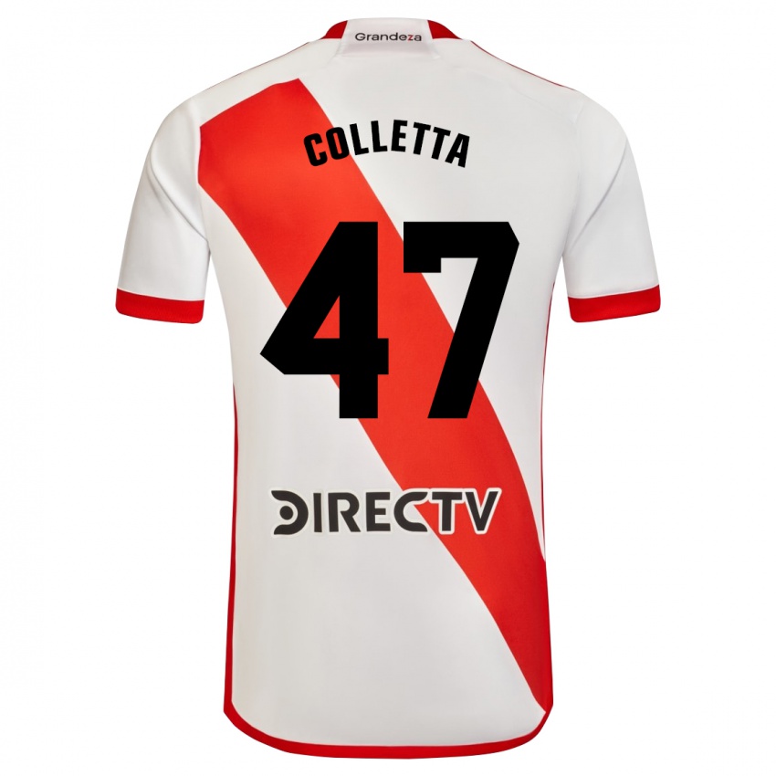 Herren Talo Colletta #47 Weiß Rot Heimtrikot Trikot 2023/24 T-Shirt Belgien